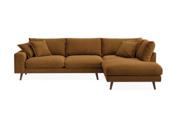 Copenhagen Premium 4-sits Högervänd L-formad Djup Schäslongsoffa i Tyg