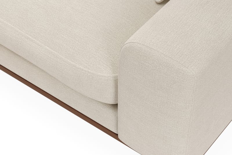 Copenhagen Premium 4-sits Vänstervänd L-formad Djup Divansoffa i Tyg - Beige - Möbler - Soffa - Divansoffor & schäslongsoffa