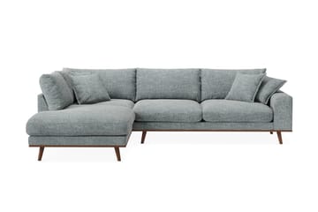 Copenhagen Premium 4-sits Vänstervänd L-formad Djup Schäslongsoffa i Chenille