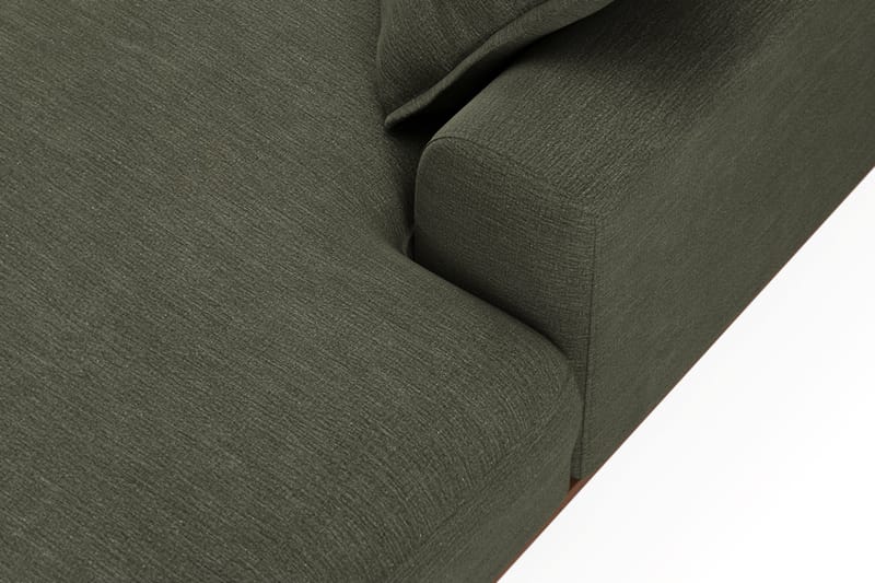 Copenhagen Premium 5-sits Högervänd U-formad Djup Soffa med Divan och Schäslong i Tyg - Grön - Möbler - Soffa - U-soffa