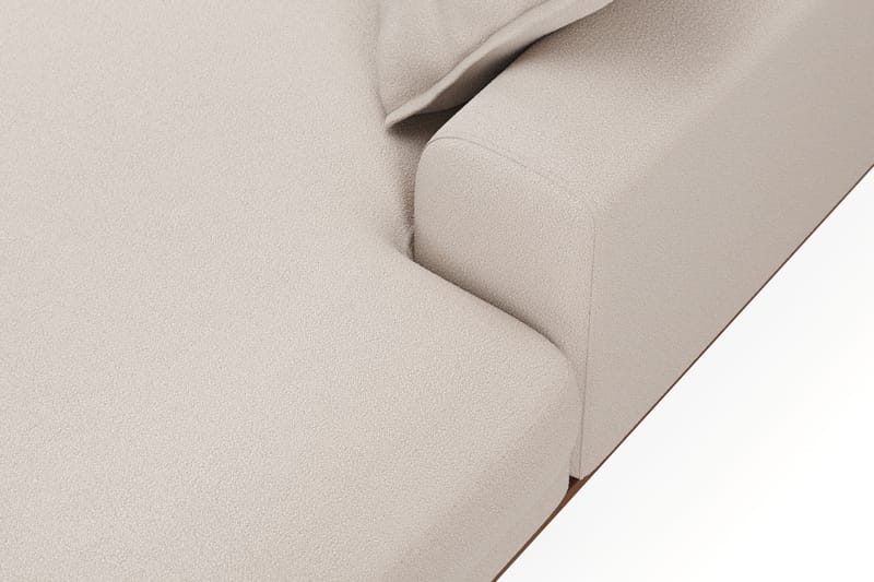 Copenhagen Premium 5-sits Vänstervänd U-formad Djup Soffa med Divan och Schäslong i Bouclé - Ljusbeige - Möbler - Soffa - U-soffa