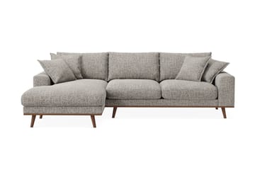 Copenhagen Premium 4-sits Vänstervänd L-formad Djup Divansoffa i Chenille
