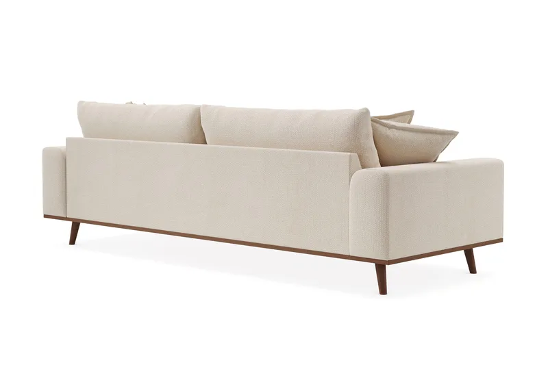 Copenhagen Premium Djup 4-sits Soffa i Chenille - Ljusbeige - Möbler - Soffa - 4 sits soffa