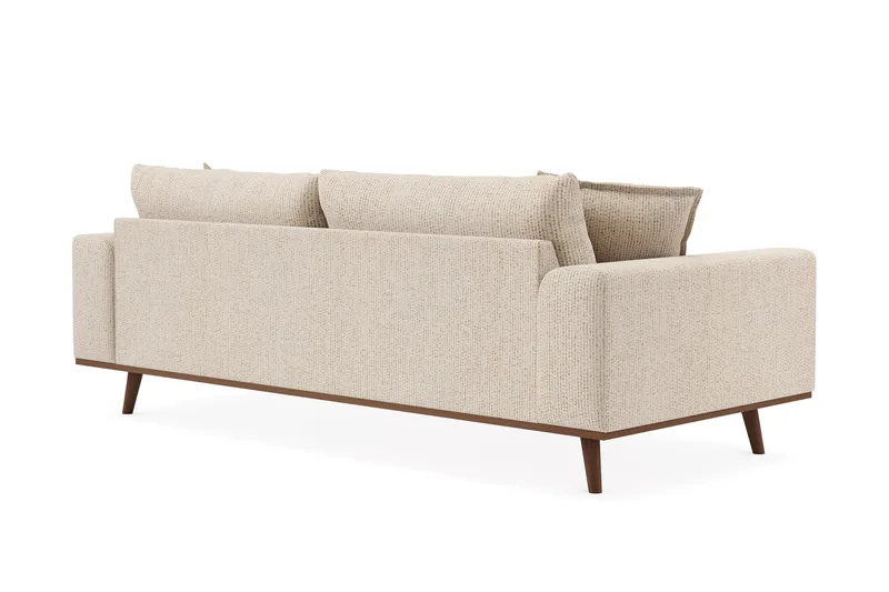 Copenhagen Premium Djup 3-sits Soffa i Chenille - Beige - Möbler - Soffa - 3 sits soffa