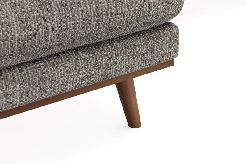 Copenhagen Premium 5-sits Högervänd U-formad Djup Soffa med Divan och Schäslong i Chenille - Grå - Möbler - Soffa - U-soffa