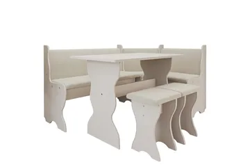 Corvyn Kökssoffa 146x106 cm - Beige - Möbler - Bord & matgrupper - Matgrupper