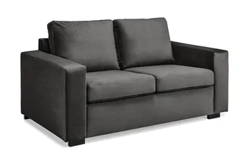 Crazy 2-sits Sammetssoffa - Mörkgrå - Möbler - Soffa - Sammetssoffa