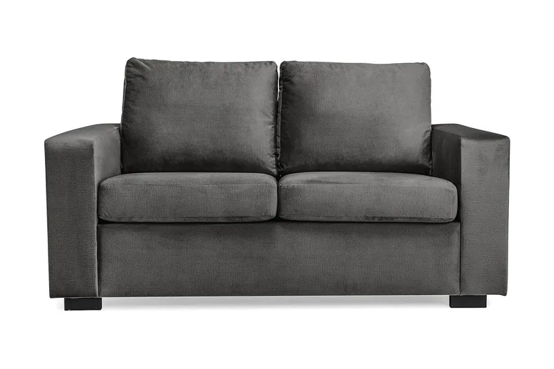 Crazy 2-sits Sammetssoffa - Mörkgrå - Möbler - Soffa - Sammetssoffa
