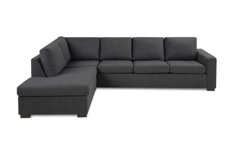 Crazy 3-sits Soffa med Schäslong Vänster - Mörkgrå - 3 sits soffa med divan - Divansoffor & schäslongsoffa