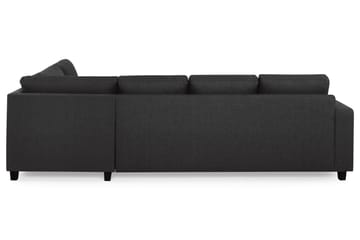 Crazy 4-sits Högervänd U-formad Large Soffa med Divan och Schäslong i Tyg - Antracit - Möbler - Soffa - U-soffa