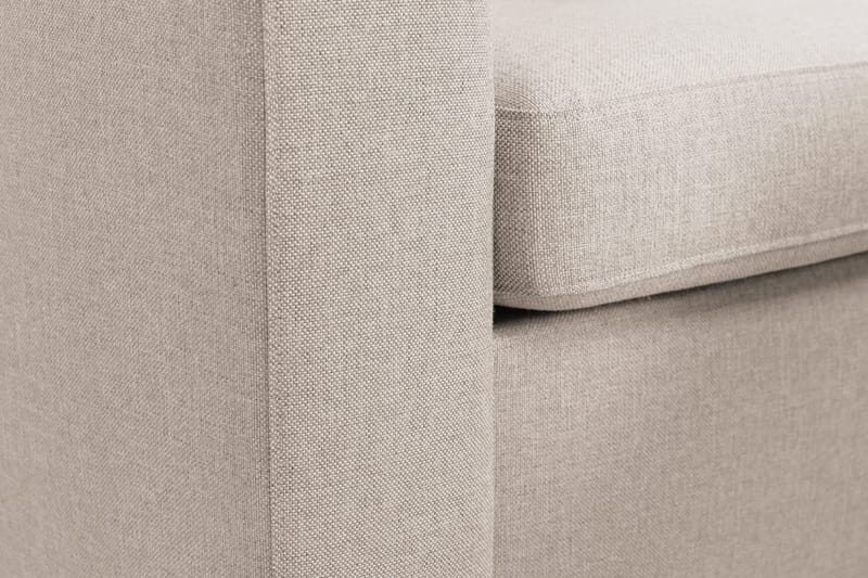 Crazy 4-sits Högervänd U-formad Large Soffa med Divan och Schäslong i Tyg - Beige - Möbler - Soffa - U-soffa