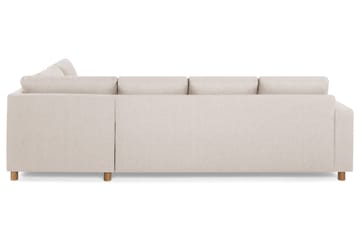 Crazy 4-sits Högervänd U-formad Large Soffa med Divan och Schäslong i Tyg - Beige - Möbler - Soffa - U-soffa