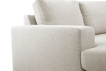 Crazy 4-sits Högervänd U-formad Large Soffa med Divan och Schäslong i Tyg - Beige - Möbler - Soffa - U-soffa