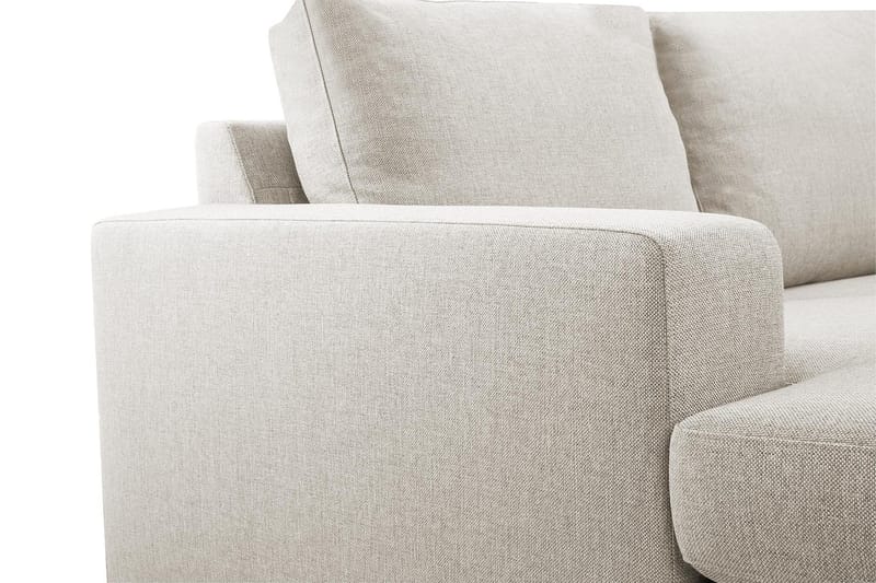 Crazy 4-sits Högervänd U-formad Large Soffa med Divan och Schäslong i Tyg - Beige - Möbler - Soffa - U-soffa