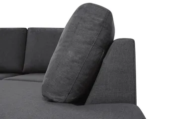 Crazy 4-sits Högervänd U-formad Large Soffa med Divan och Schäslong i Tyg - Mörkgrå - Möbler - Soffa - U-soffa