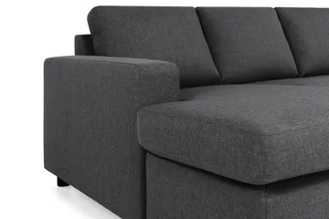 Crazy 4-sits Högervänd U-formad Large Soffa med Divan och Schäslong i Tyg - Mörkgrå - Möbler - Soffa - U-soffa