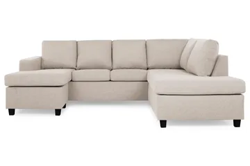 Konade svarta ben,Svart - Beige