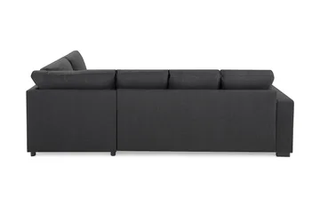 Crazy 4-sits Högervänd U-formad Small Soffa med Divan och Schäslong i Tyg - Mörkgrå - Möbler - Soffa - U-soffa