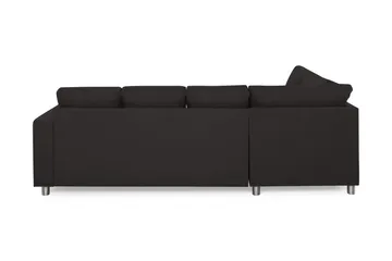 Crazy 4-sits Vänstervänd U-formad Large Soffa med Divan och Schäslong i Tyg - Antracit - Möbler - Soffa - U-soffa
