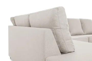 Crazy 4-sits Vänstervänd U-formad Large Soffa med Divan och Schäslong i Tyg - Beige - Möbler - Soffa - U-soffa