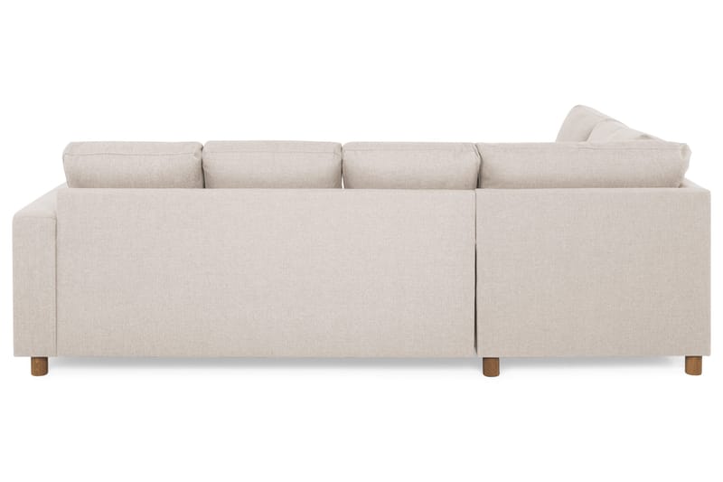 Crazy 4-sits Vänstervänd U-formad Large Soffa med Divan och Schäslong i Tyg - Beige - Möbler - Soffa - U-soffa