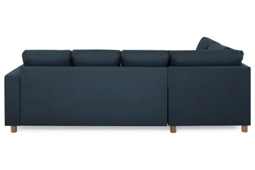 Crazy 4-sits Vänstervänd U-formad Large Soffa med Divan och Schäslong i Tyg - Mörkblå - Möbler - Soffa - U-soffa
