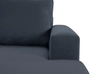 Crazy 4-sits Vänstervänd U-formad Large Soffa med Divan och Schäslong i Tyg - Mörkblå - Möbler - Soffa - U-soffa