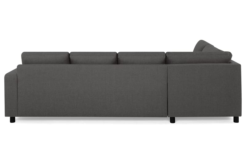 Crazy 4-sits Vänstervänd U-formad Large Soffa med Divan och Schäslong i Tyg - Mörkgrå - Möbler - Soffa - U-soffa