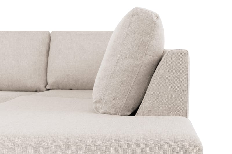 Crazy 5-sits Högervänd U-formad X-Large Soffa med Divan och Schäslong i Tyg - Beige - Möbler - Soffa - U-soffa