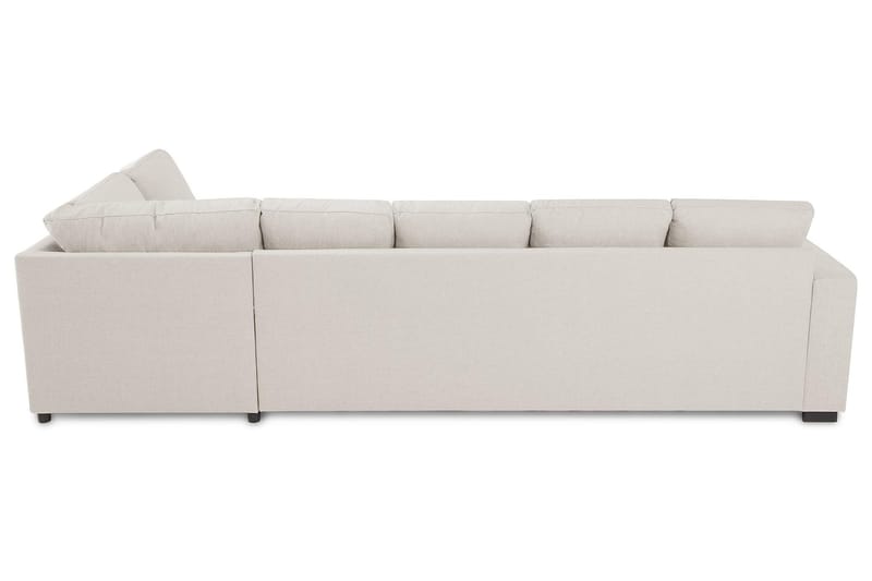Crazy 5-sits Högervänd U-formad X-Large Soffa med Divan och Schäslong i Tyg - Beige - Möbler - Soffa - U-soffa
