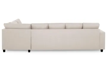 Crazy 5-sits Högervänd U-formad X-Large Soffa med Divan och Schäslong i Tyg - Beige - Möbler - Soffa - U-soffa