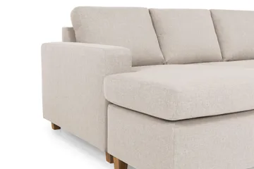 Crazy 5-sits Högervänd U-formad X-Large Soffa med Divan och Schäslong i Tyg - Beige - Möbler - Soffa - U-soffa