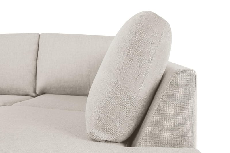 Crazy 5-sits Högervänd U-formad X-Large Soffa med Divan och Schäslong i Tyg - Beige - Möbler - Soffa - U-soffa