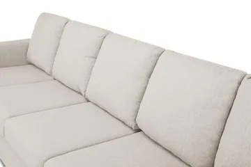 Crazy 5-sits Högervänd U-formad X-Large Soffa med Divan och Schäslong i Tyg - Beige - Möbler - Soffa - U-soffa