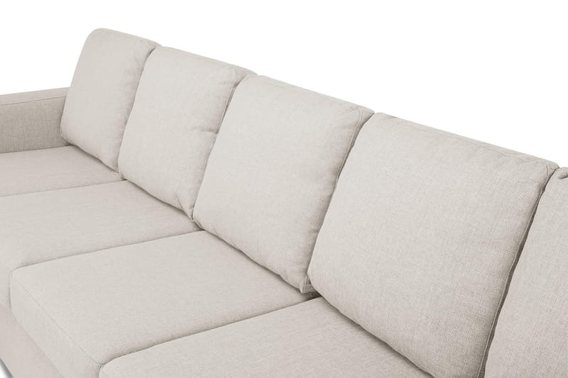 Crazy 5-sits Högervänd U-formad X-Large Soffa med Divan och Schäslong i Tyg - Beige - Möbler - Soffa - U-soffa