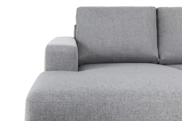 Crazy 5-sits Högervänd U-formad X-Large Soffa med Divan och Schäslong i Tyg - Grå - Möbler - Soffa - U-soffa