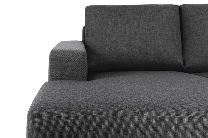Crazy 5-sits Högervänd U-formad X-Large Soffa med Divan och Schäslong i Tyg - Mörkgrå - Möbler - Soffa - U-soffa