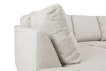 Crazy 5-sits Vänstervänd U-formad Soffa med Divan och Schäslong i Tyg - Beige - Möbler - Soffa - U-soffa