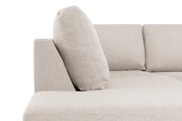 Crazy 5-sits Vänstervänd U-formad Soffa med Divan och Schäslong i Tyg - Beige - Möbler - Soffa - U-soffa