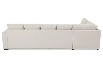Crazy 5-sits Vänstervänd U-formad Soffa med Divan och Schäslong i Tyg - Beige - Möbler - Soffa - U-soffa