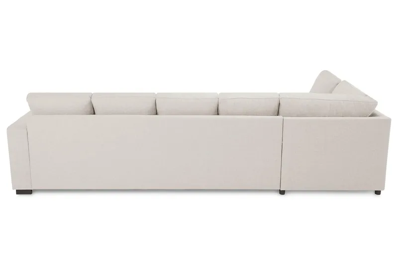 Crazy 5-sits Vänstervänd U-formad Soffa med Divan och Schäslong i Tyg - Beige - Möbler - Soffa - U-soffa