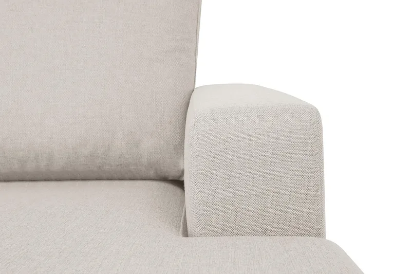 Crazy 5-sits Vänstervänd U-formad Soffa med Divan och Schäslong i Tyg - Beige - Möbler - Soffa - U-soffa