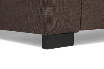 Crazy 5-sits Vänstervänd U-formad Soffa med Divan och Schäslong i Tyg - Brun - Möbler - Soffa - U-soffa