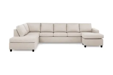 Konade svarta ben,Svart - Beige