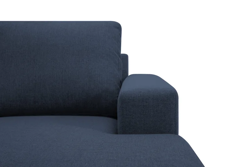 Crazy 5-sits Vänstervänd U-formad X-Large Soffa med Divan och Schäslong i Tyg - Mörkblå - Möbler - Soffa - U-soffa