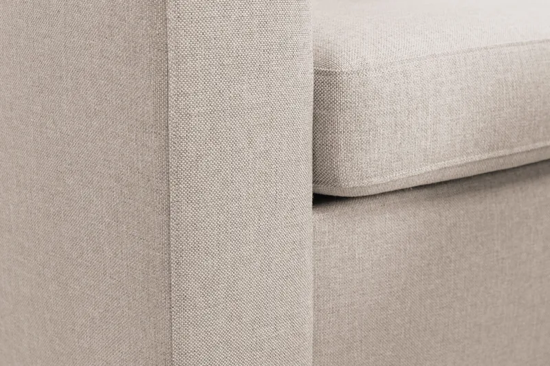 Crazy 6-sits Högervänd U-formad XX-Large Soffa med Divan och Schäslong i Tyg - Beige - Möbler - Soffa - U-soffa