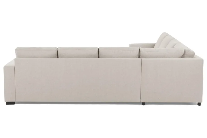 Crazy 6-sits Vändbar L-formad X-Large Hörnsoffa i Tyg - Beige - Möbler - Soffa - Hörnsoffa