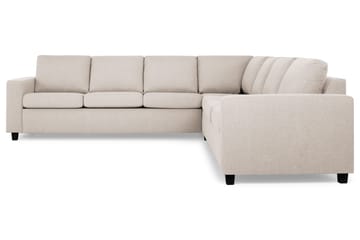 Crazy 6-sits Vändbar L-formad X-Large Hörnsoffa i Tyg - Beige - Möbler - Soffa - Hörnsoffa