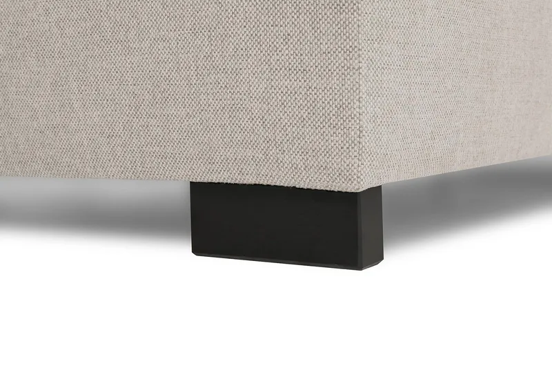 Crazy 6-sits Vänstervänd U-formad XX-Large Soffa med Divan och Schäslong i Tyg - Beige - Möbler - Soffa - U-soffa