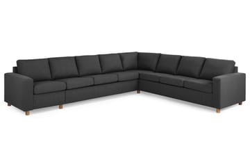 Crazy 7-sits Vändbar L-formad XX-Large Hörnsoffa i Tyg - Antracit - Möbler - Soffa - Hörnsoffa